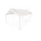 Impact Canopy Garage Heavy Duty Carport 10 In 8 FT x 20 In, 8 Legs, Steel Pipes, White Cover 070018010 - alternate 3
